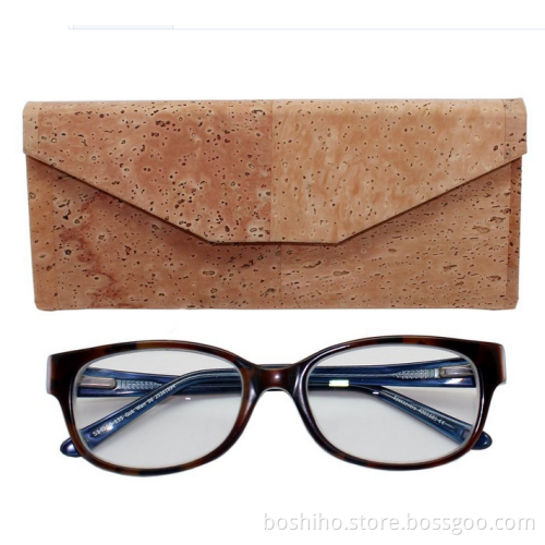 2016 New cork eyeglasses case for vegan